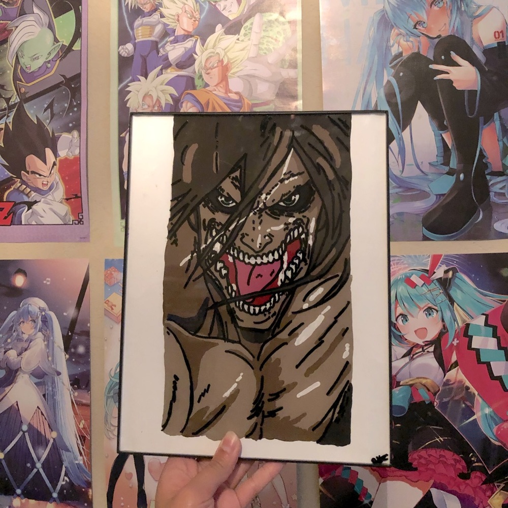 Attack on titan painting❤️